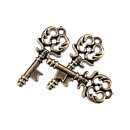 Blumenthal Lansing Buttons Steampunk Keys - Antique Gold