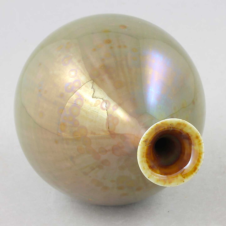 Isak Isaksson (2021) Unique Vase with Green Crystalline Glaze 16 cm