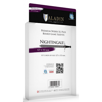 Paladin Sleeves - Nightingale Premium Wider XL PLUS 127x153mm (55 Sleeves)