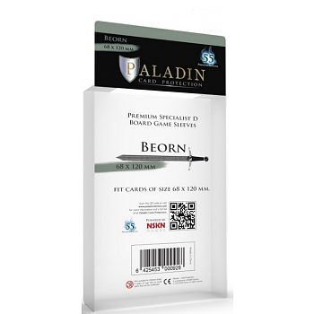 Paladin Sleeves - Beorn Premium Specialist D 68x120mm (55 Sleeves)