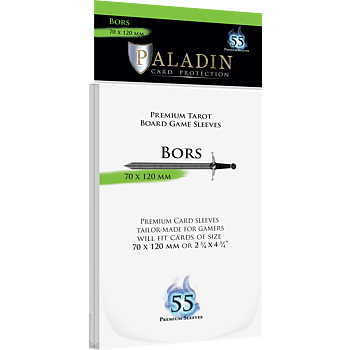 Paladin Sleeves - Bors Premium Tarot 70x120mm (55 Sleeves)