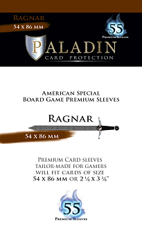 Paladin Sleeves - Ragnar Premium American Special 54x86mm (55 Sleeves)