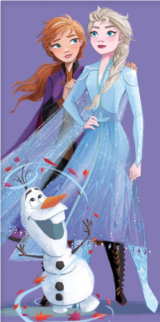 Frost Disney Handduk Elsa Anna Olaf