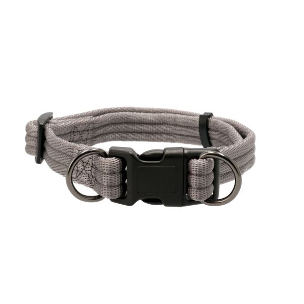 Dogman Ställbart Kanalhalsband Vera Grå Large/X-Large