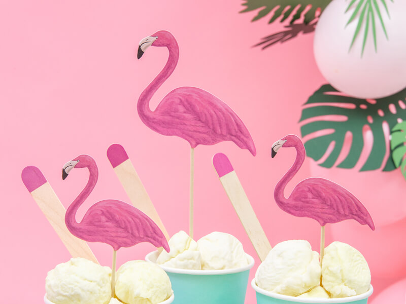 Cake topper Flamingo - 4