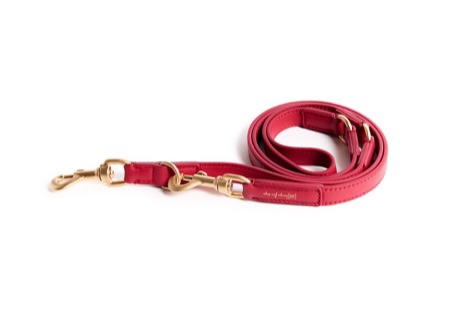 2.8 Mario Red Leather Leash  - 3