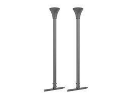 M Pro Series Enclosure - Floor to Ceiling Kit Small Black