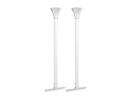 M Pro Series Enclosure - Floor to Ceiling Kit Small White