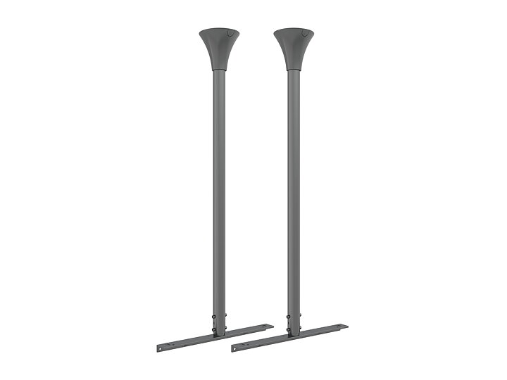 M Pro Series - Enclosure Floor to Ceiling Kit 49-65" Black