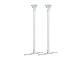 M Pro Enclosure Floor to Ceiling Kit Medium White