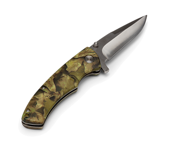 Jaktfällkniv Green Camo 4,5