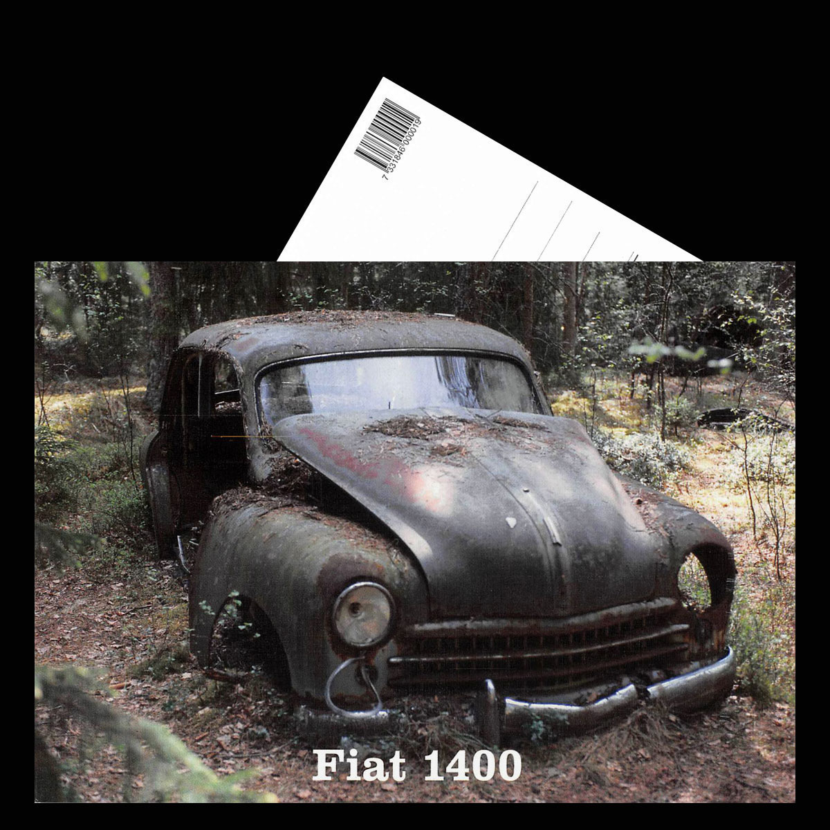 FIAT 1400 - Vykort A5 - 3
