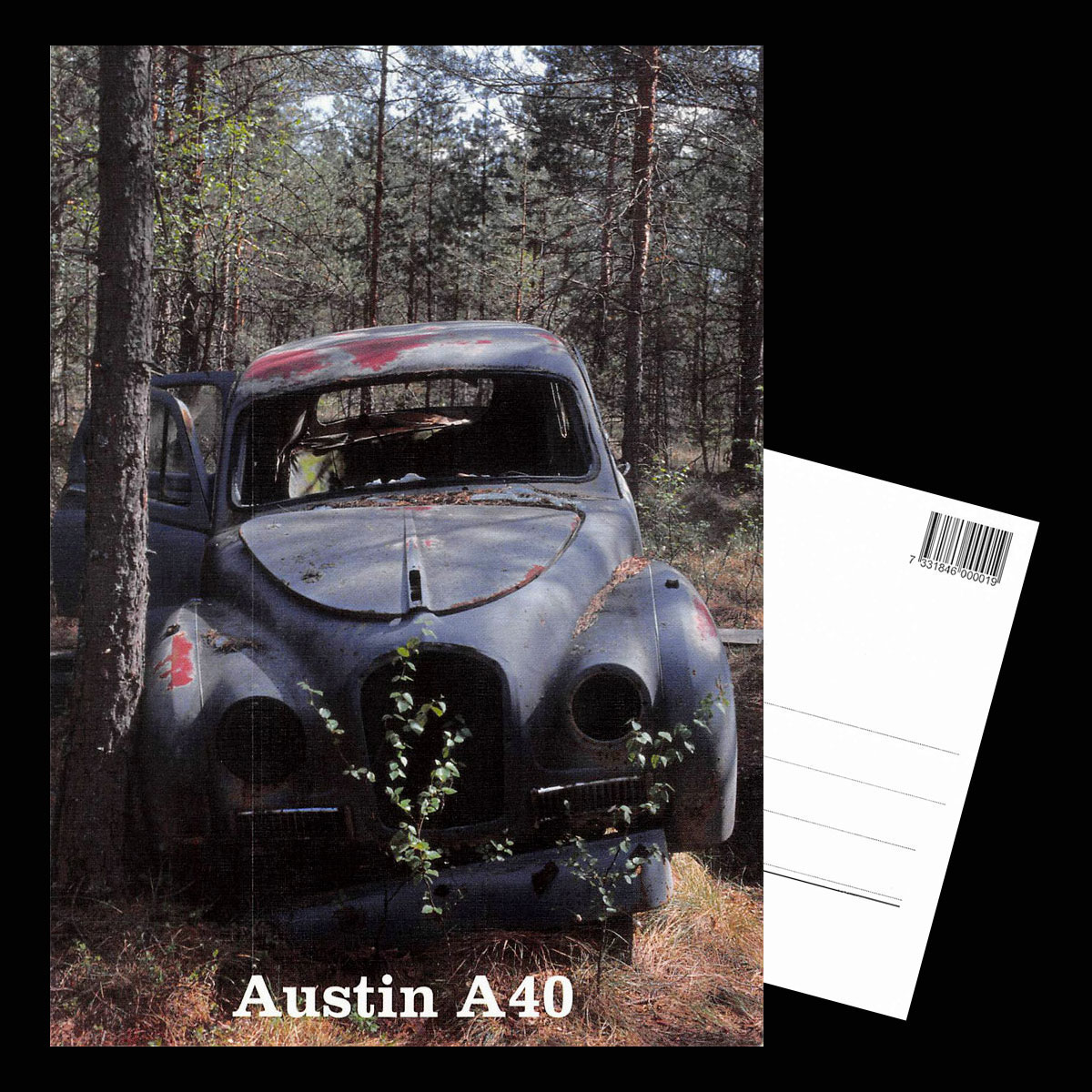 AUSTIN A40 - Vykort A5 - 3
