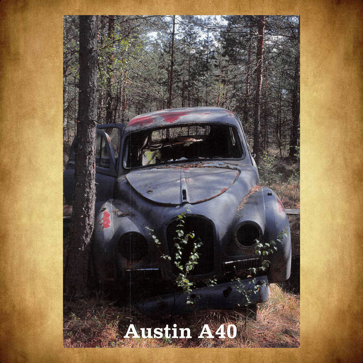 AUSTIN A40 - Vykort A5 - 2