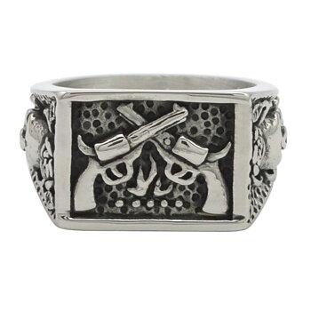 Skull & Guns Ring.