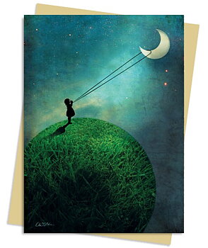 Catrin Welz-Stein : Chasing the moon - kort med kuvert