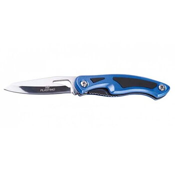 Kniv fällbar 105 / 175mm Blå / svart