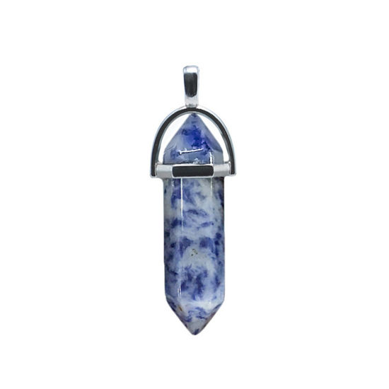 Charm  Speckled Stone Limestone, blue