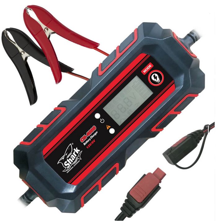 12V / 6V Batteriladdare Smart – Automatisk 8-stegs Laddare 4A