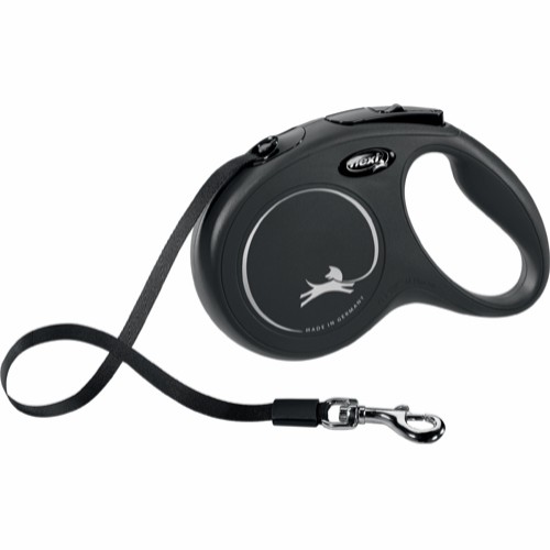 Flexi New Classic M, 5M, band - max 25 kg (Röd)