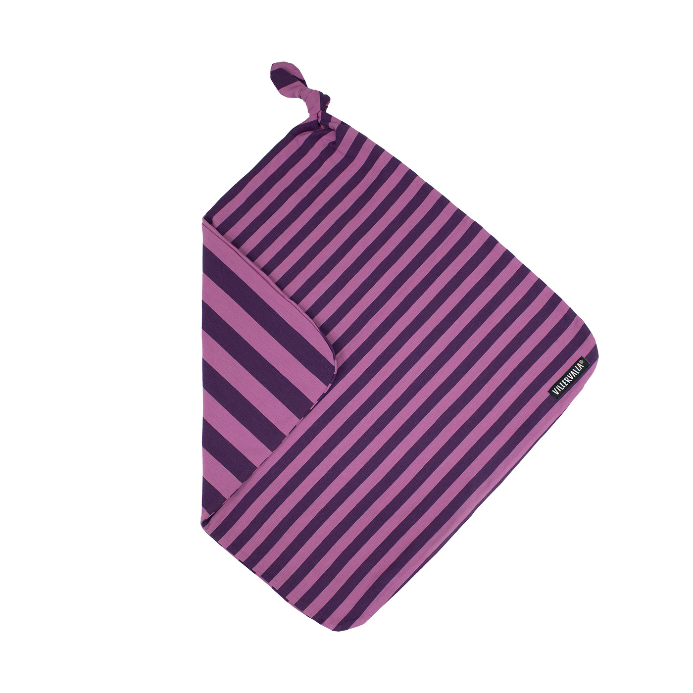 babyfilt STRIPES PLUM/FUCHSIA