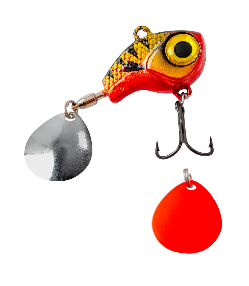 armada eyecatcher. grymt bete till bland annat abborre, asp och regnbåge. Spinner även på dropp och fiskas den djupare än en vanlig spinnare. red