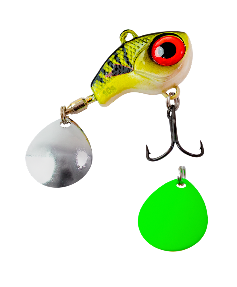 armada eyecatcher. grymt bete till bland annat abborre, asp och regnbåge. Spinner även på dropp och fiskas den djupare än en vanlig spinnare. green