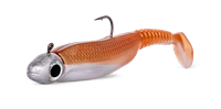 Armada the shit är en jigg för abborre och gädda. Med sin lilla vibrerande paddel har den fångat sjukt mycket stora abborrar. brown