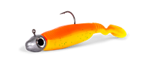 Armada the shit är en jigg för abborre och gädda. Med sin lilla vibrerande paddel har den fångat sjukt mycket stora abborrar. orange