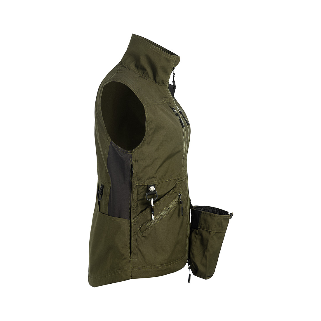 Arrak Outdoor Competition Vest - Dam - Olive - Många, rymliga fickor