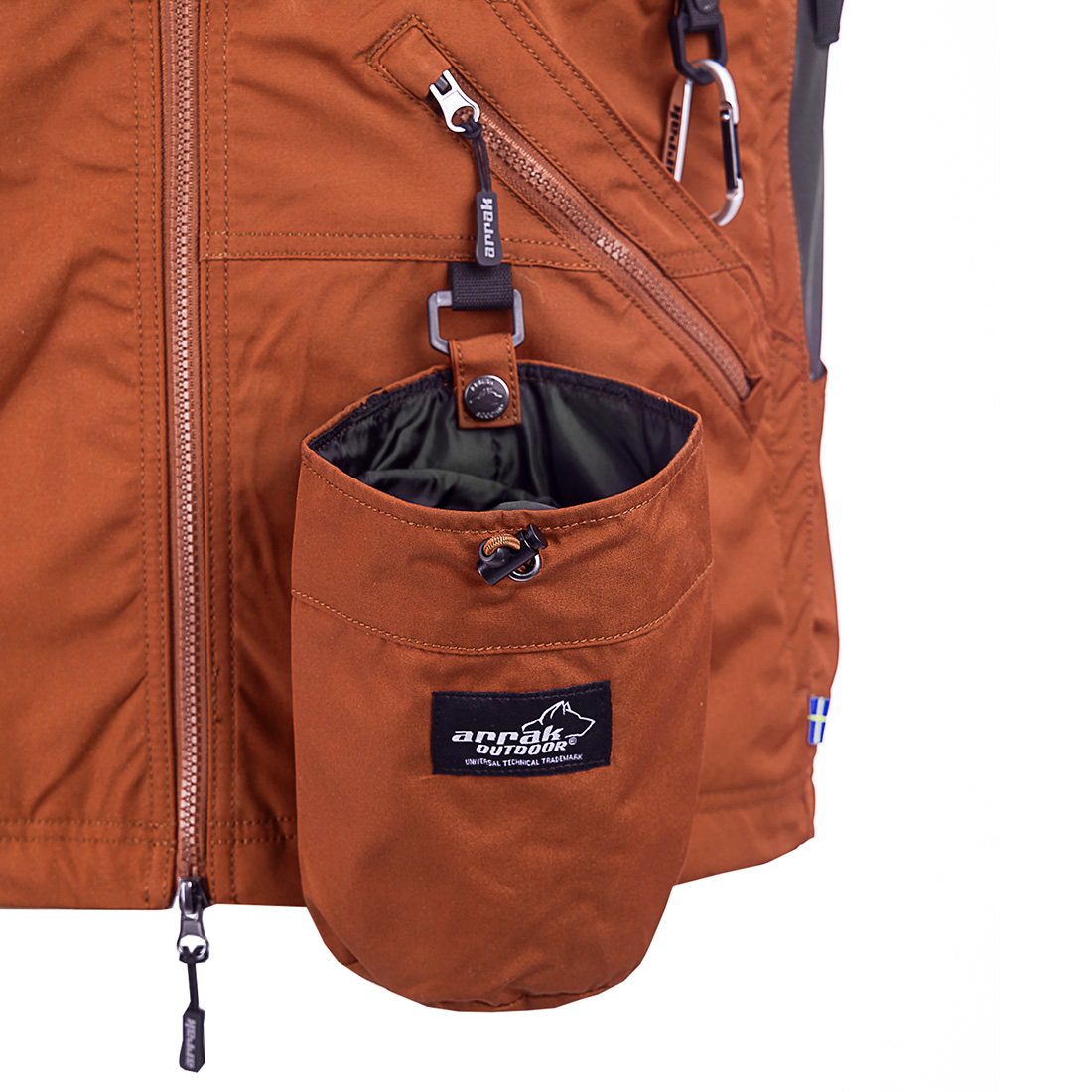Arrak Outdoor Competition Vest - Dam - Burnt Orange - 8
