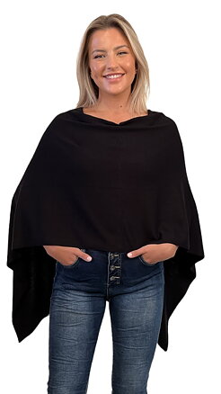 Poncho Claudisse - Svart