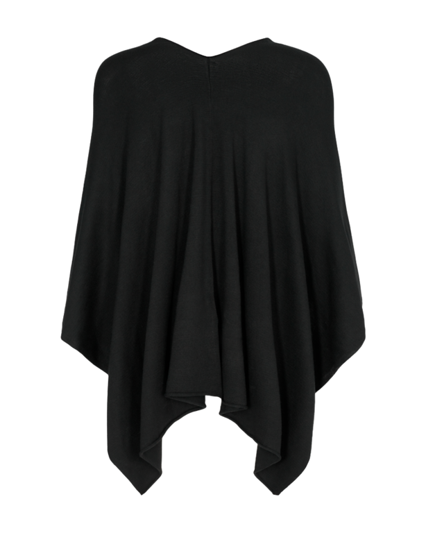 Poncho Claudisse - Svart - 5