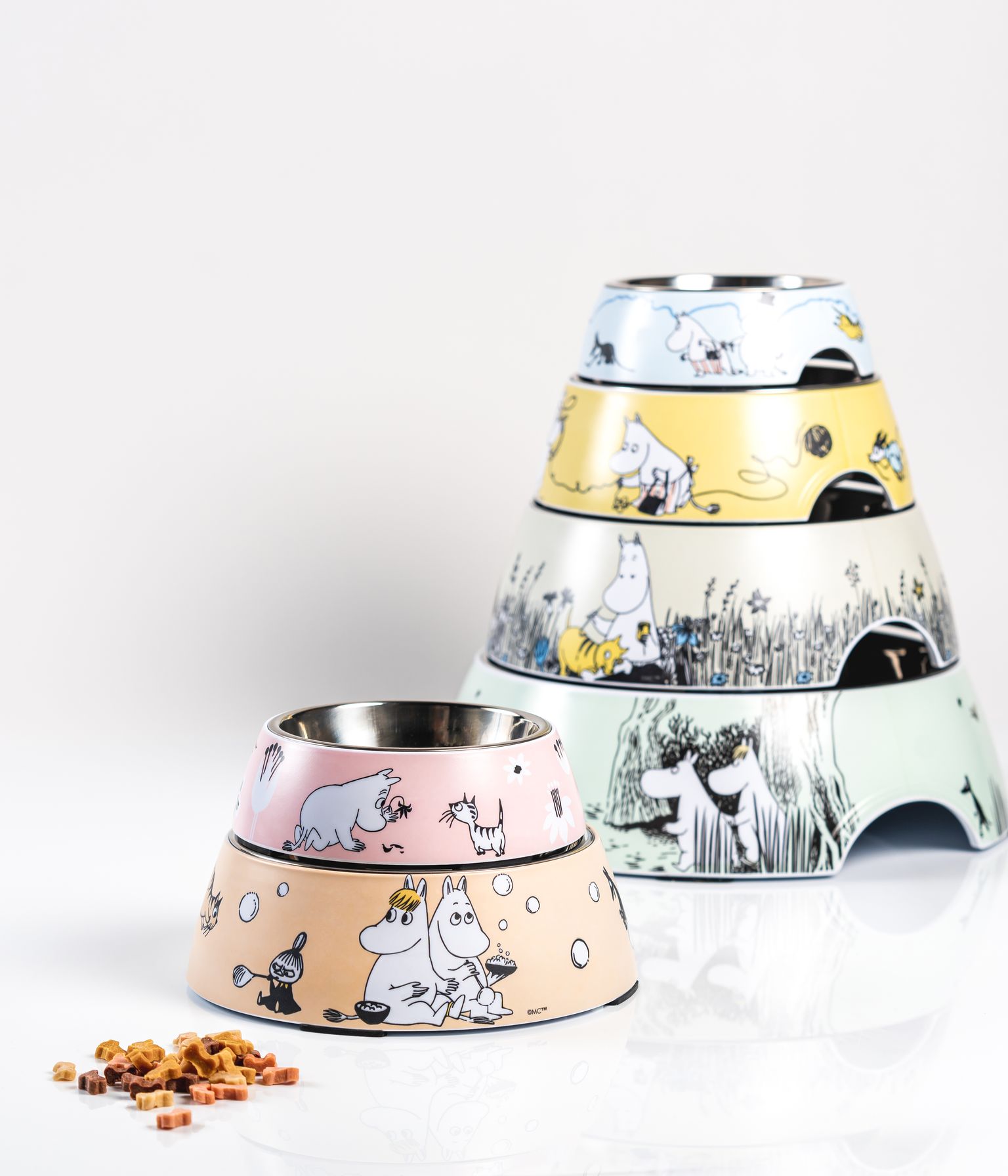 Moomin Pets - Matskål 17,5 cm - Beige - 6