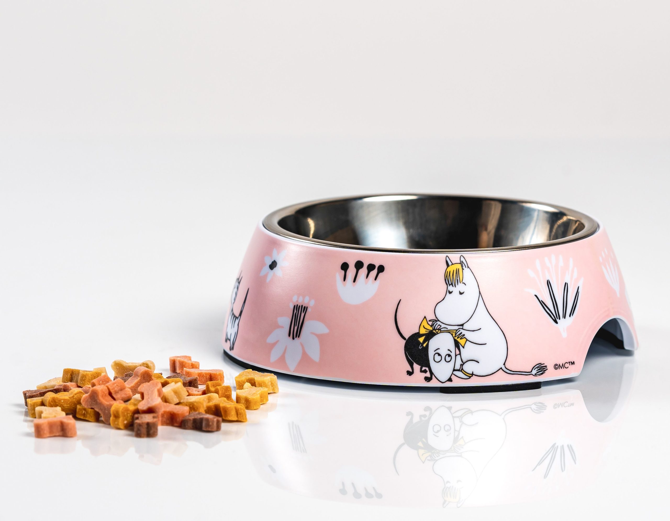 Moomin Pets - Matskål 14 cm - Rosa