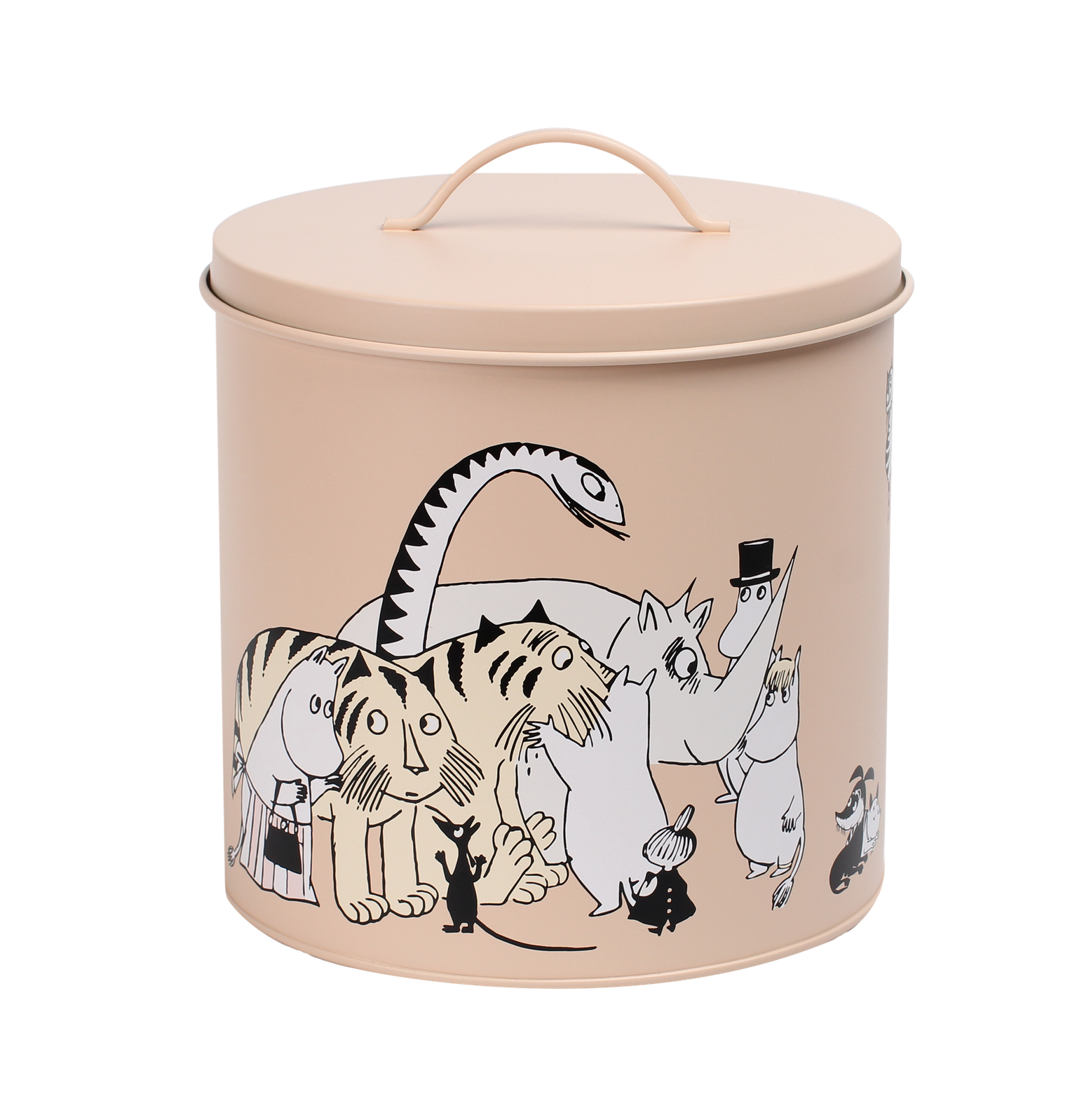 Moomin Pets - Tin Jar Set 2-Pack (Beige & Pink) - 3