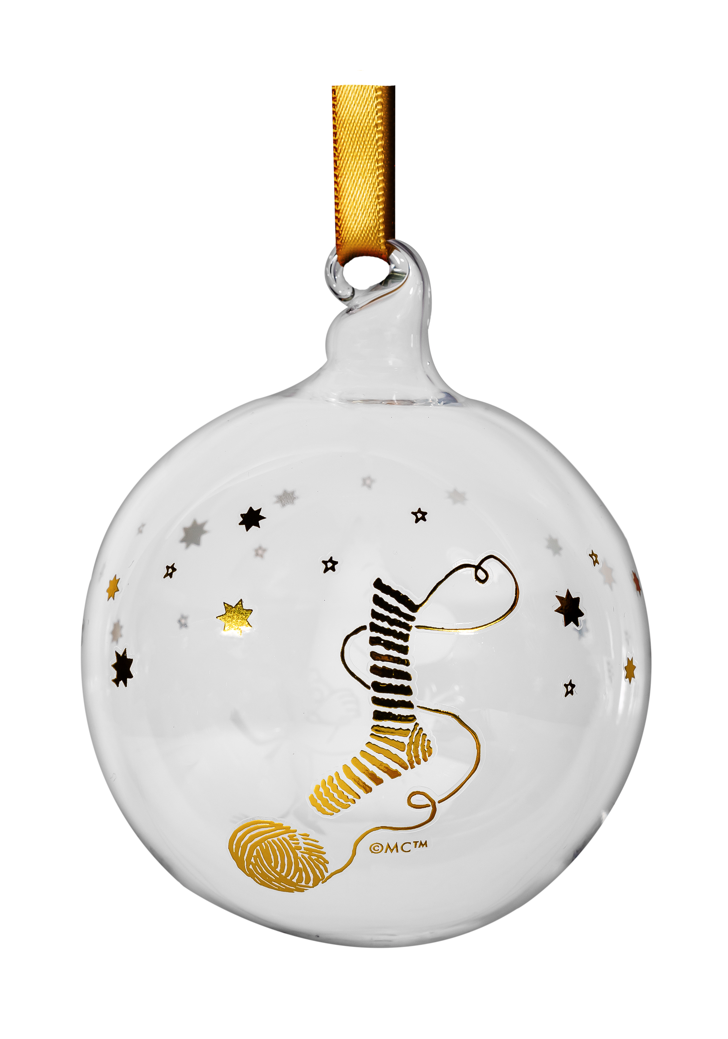 Mumin Dekorationskulor / Julgranskulor 3-Pack - Sparkling Stars  - 8