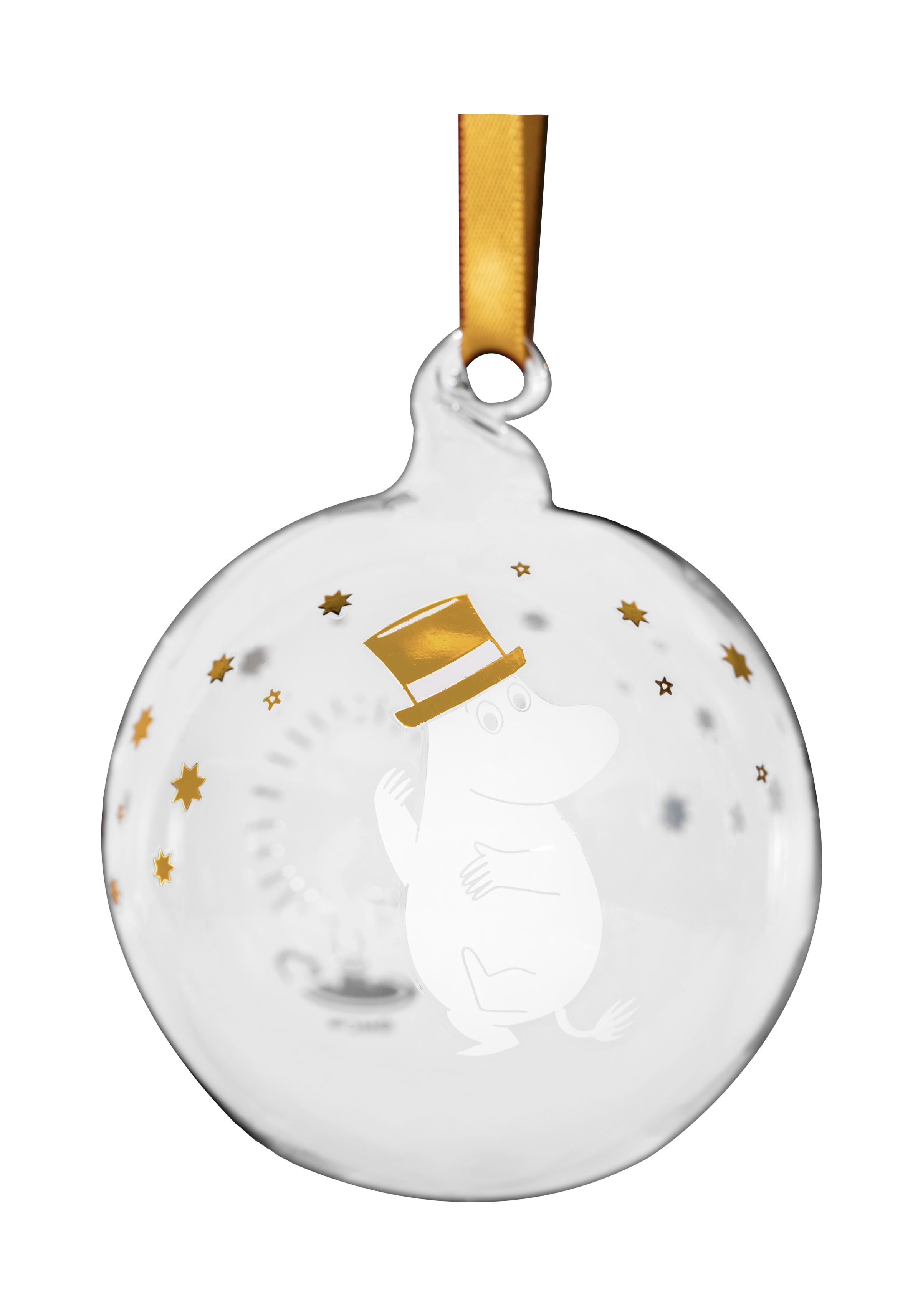 Mumin Dekorationskulor / Julgranskulor 3-Pack - Sparkling Stars  - 5