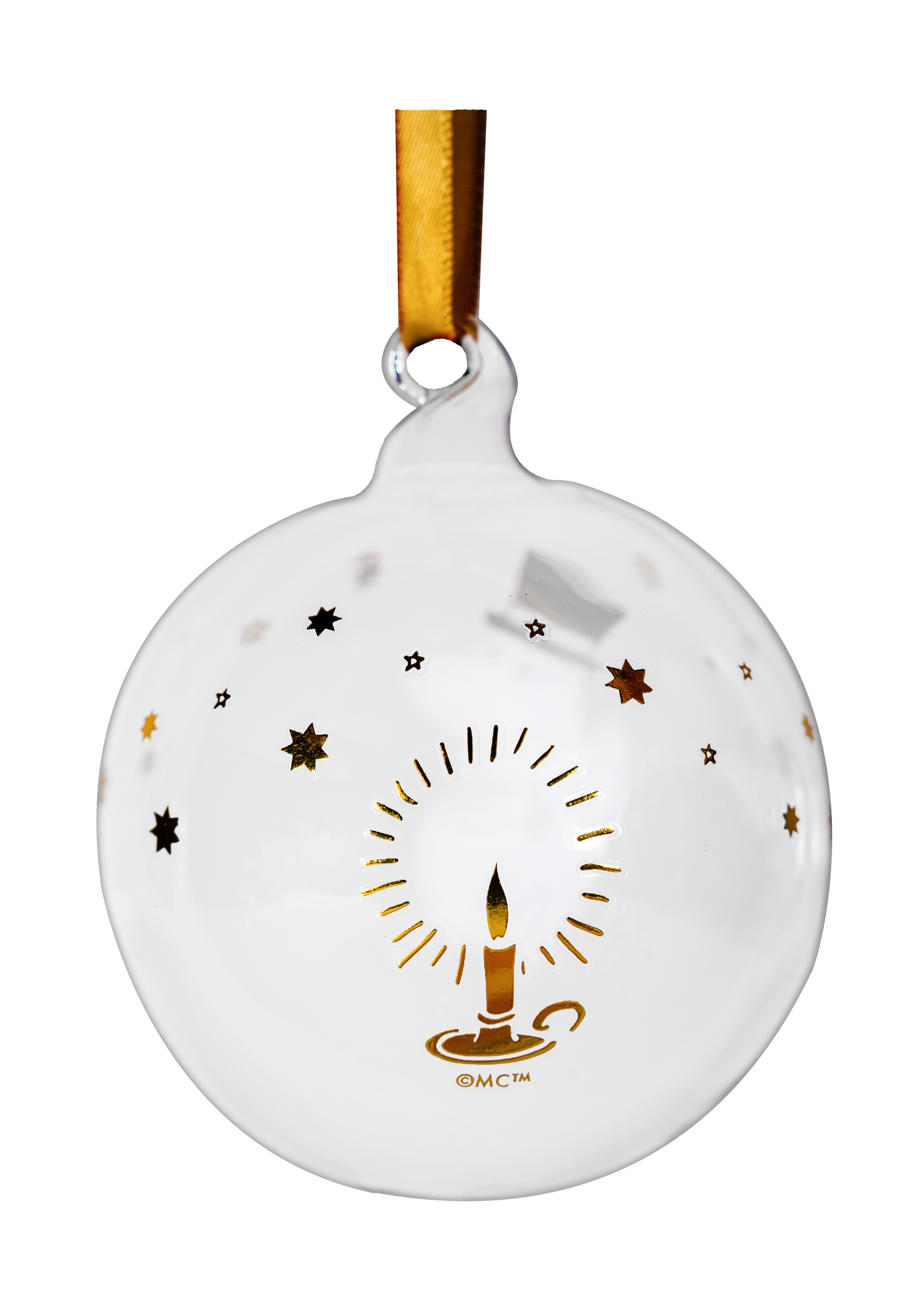 Mumin Dekorationskulor / Julgranskulor 3-Pack - Sparkling Stars  - 7