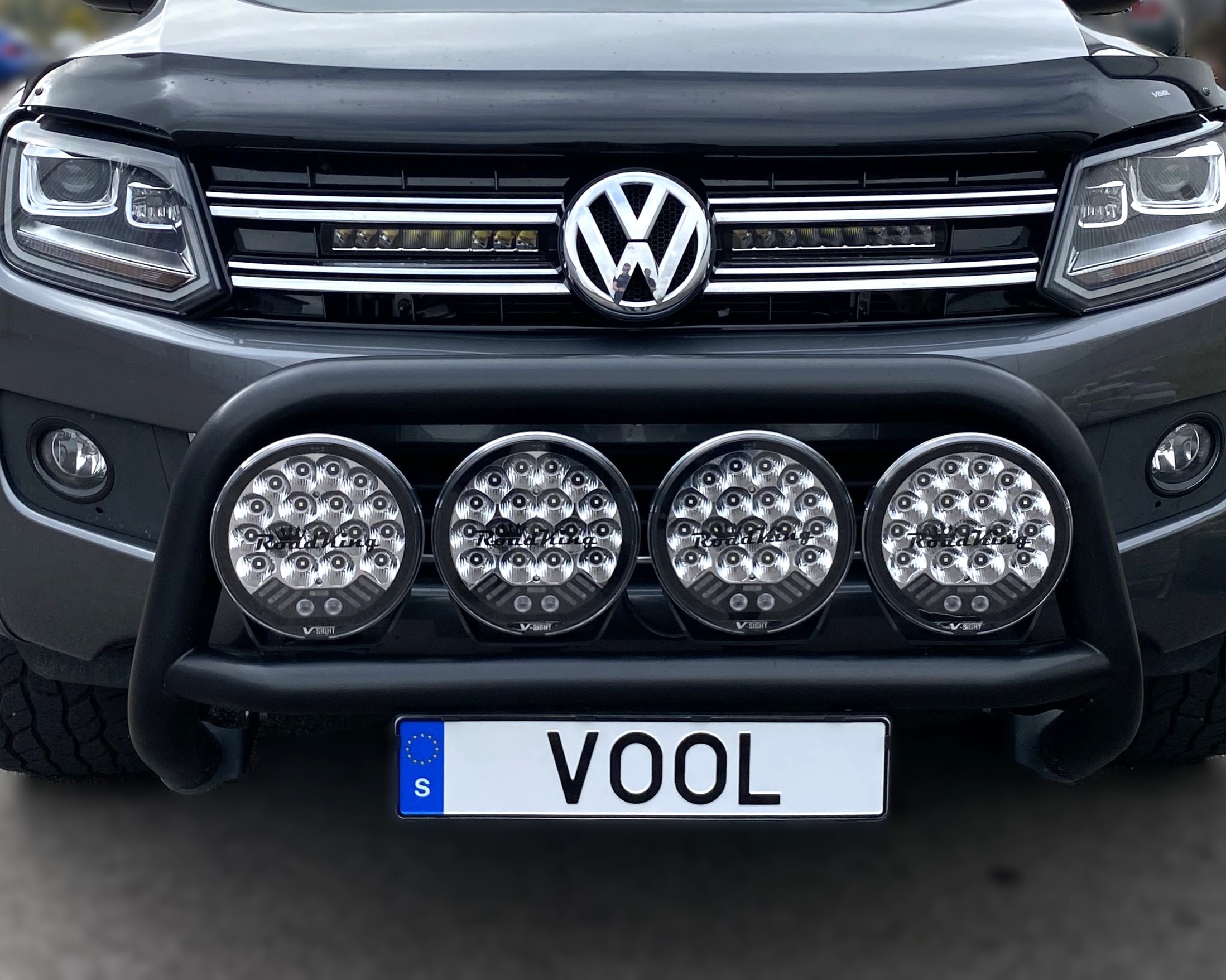 V-Sight  ROADKING 9"  LED-Extraljus med blixtljus och positionsljus - 12