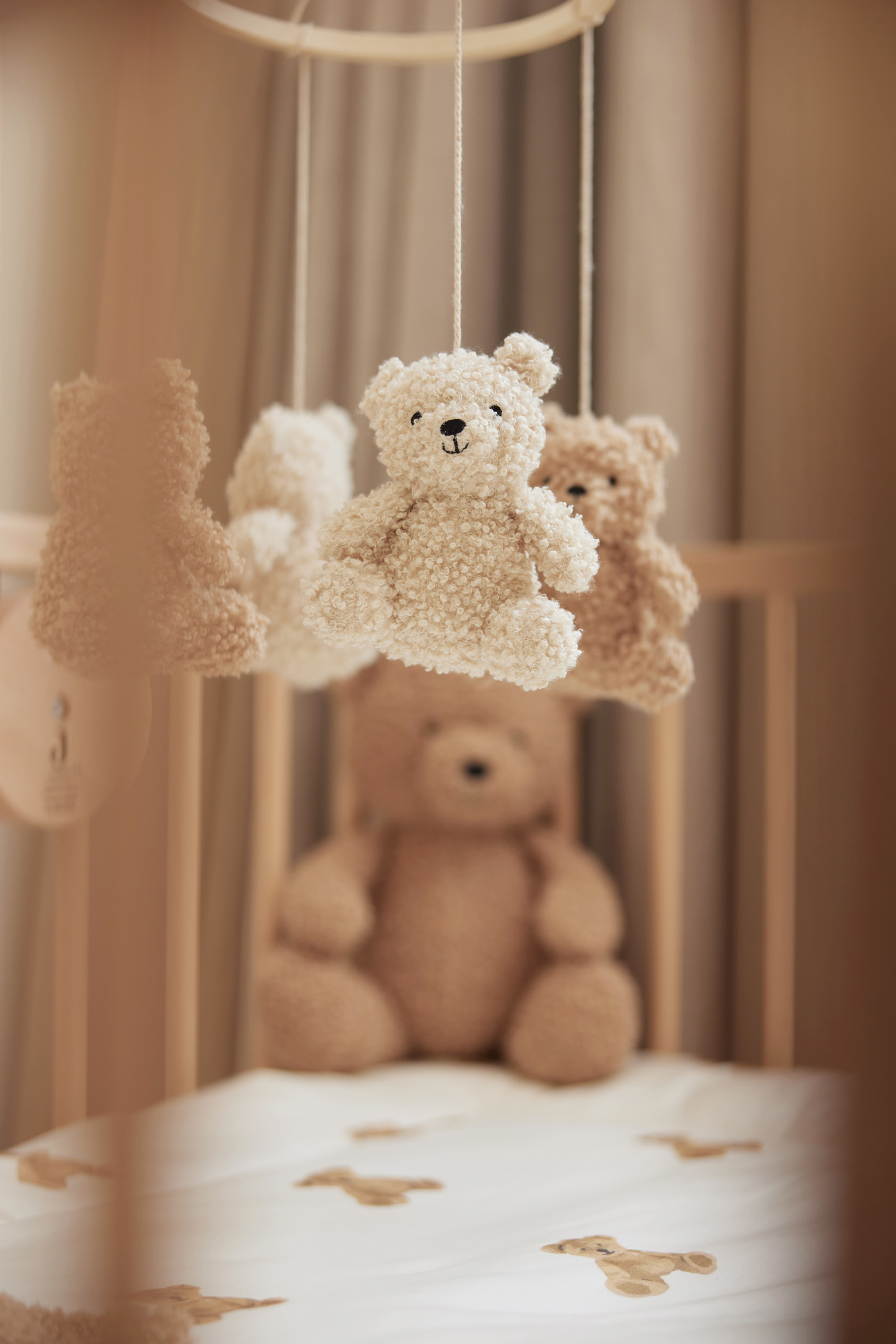 Jollein Mobil Teddy Bear Naturel/Biscuit  - 12
