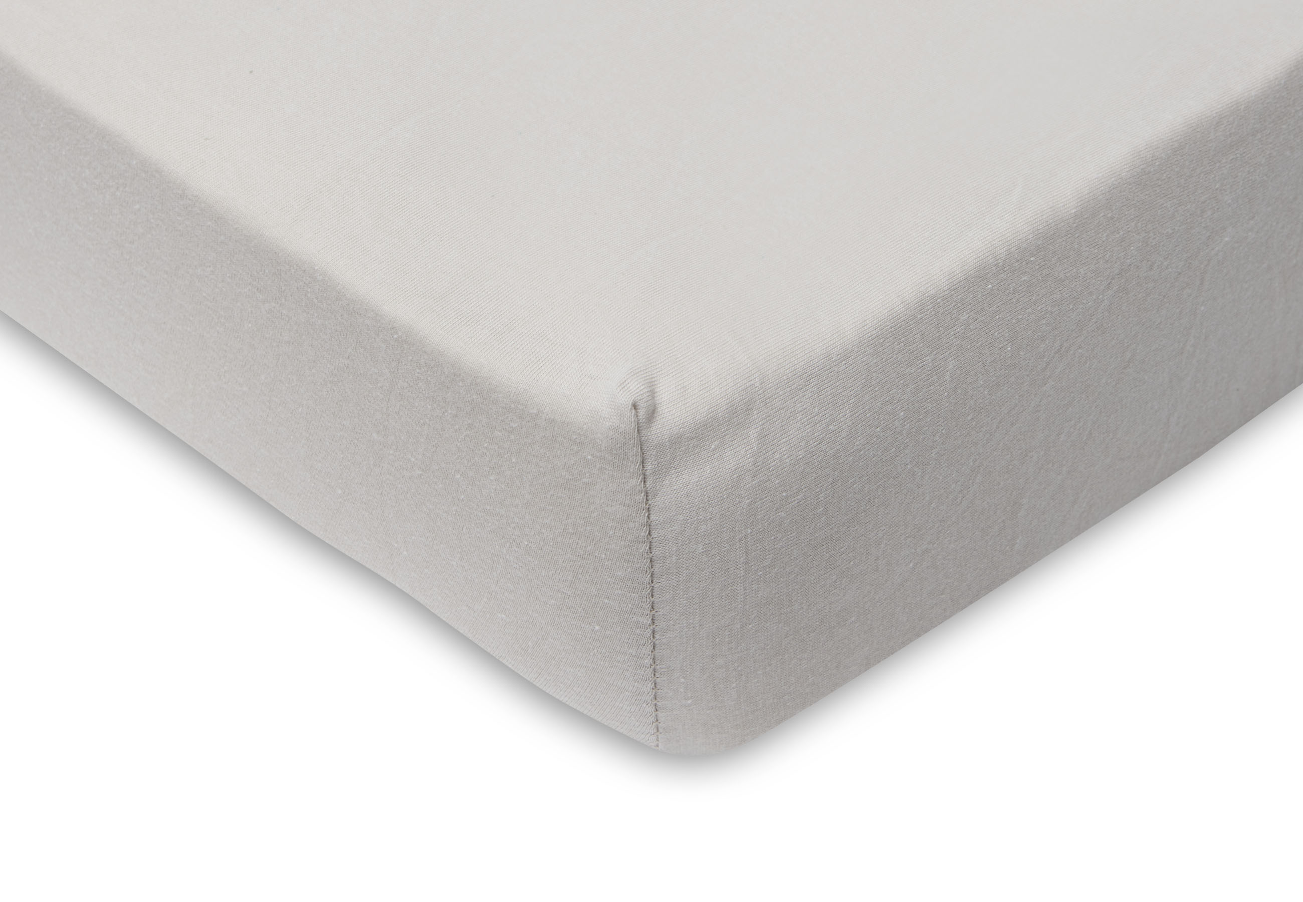 Jollein Dra-på lakan bomull 60x120cm Ivory/Nougat (2p)  - 2