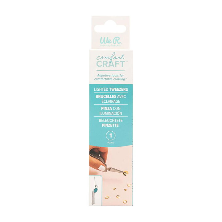 We R Memory Keepers Comfort Craft Lighted Tweezers