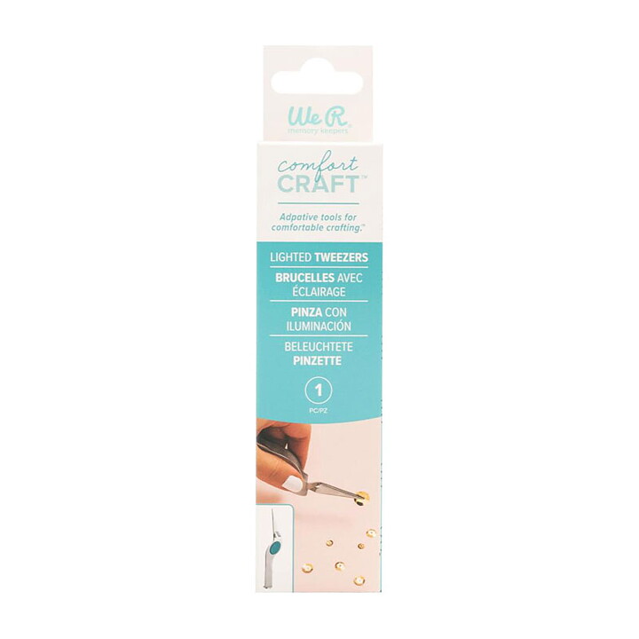 We R Memory Keepers Comfort Craft Lighted Tweezers