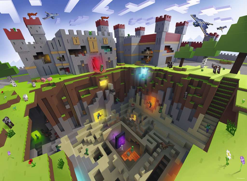 Minecraft: Cutaway 300 Bitar Ravensburger