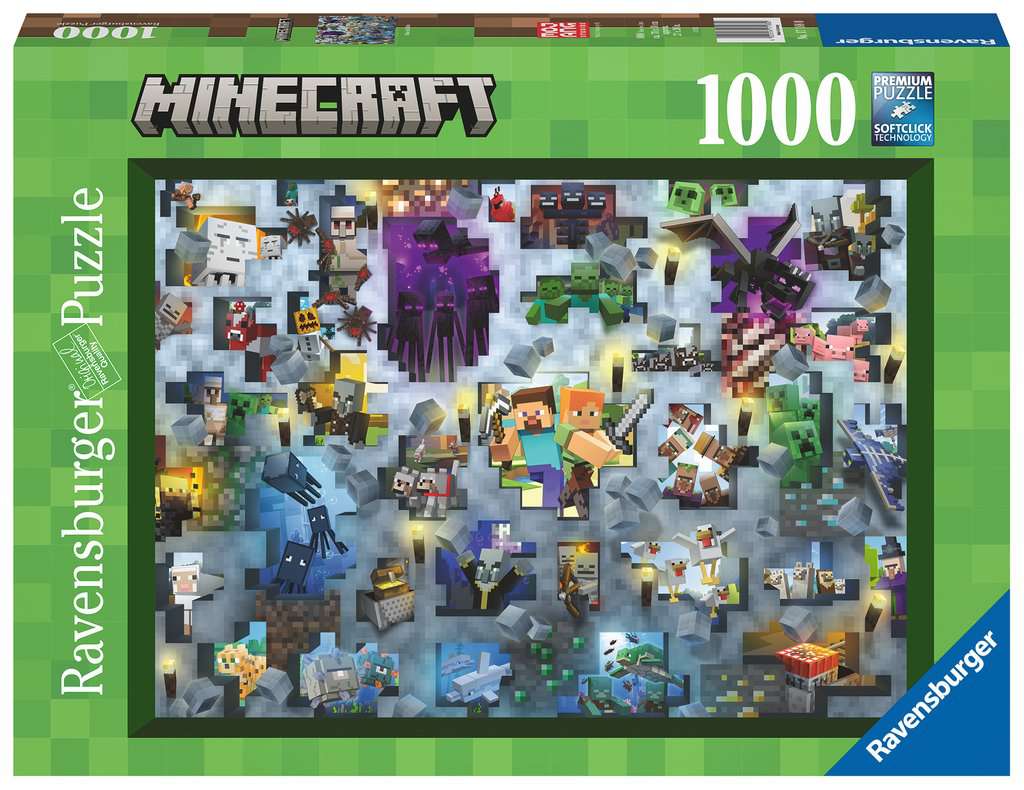 Minecraft Mobs 1000 Bitar Ravensburger - 2