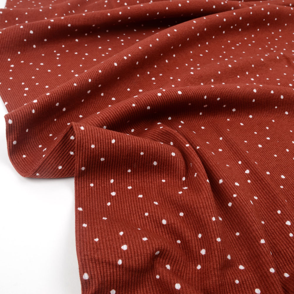 MINI SPOTS RIBBED - TERRA