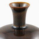 John Andersson (1950s) Brown Vase with Swelling Base 12 cm
