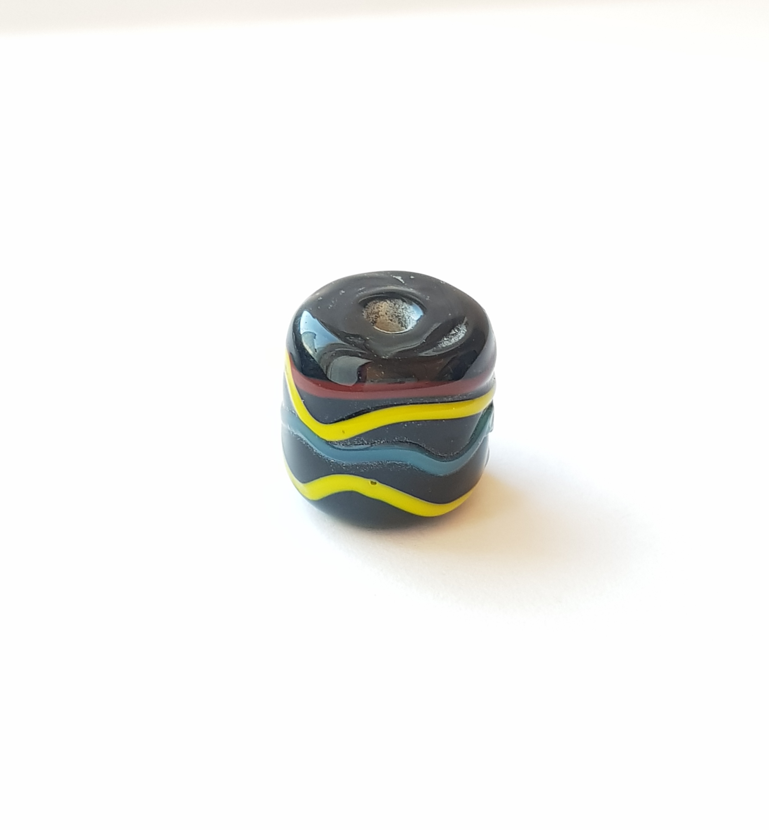 Svart pärla 15x15mm