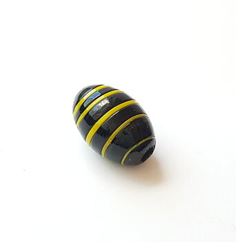 Svart pärla 21x14mm